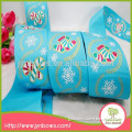 Decorative printed hot sale colorful wholesale christmas ribbon